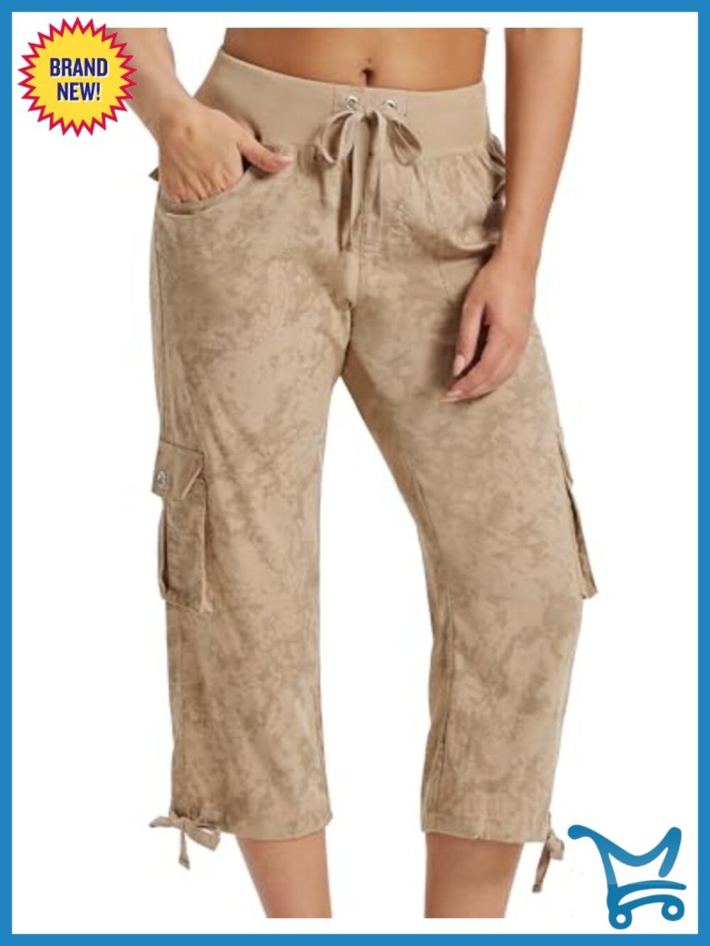 Womens Cargo Hiking Shorts Lightweight Stretch Athletic